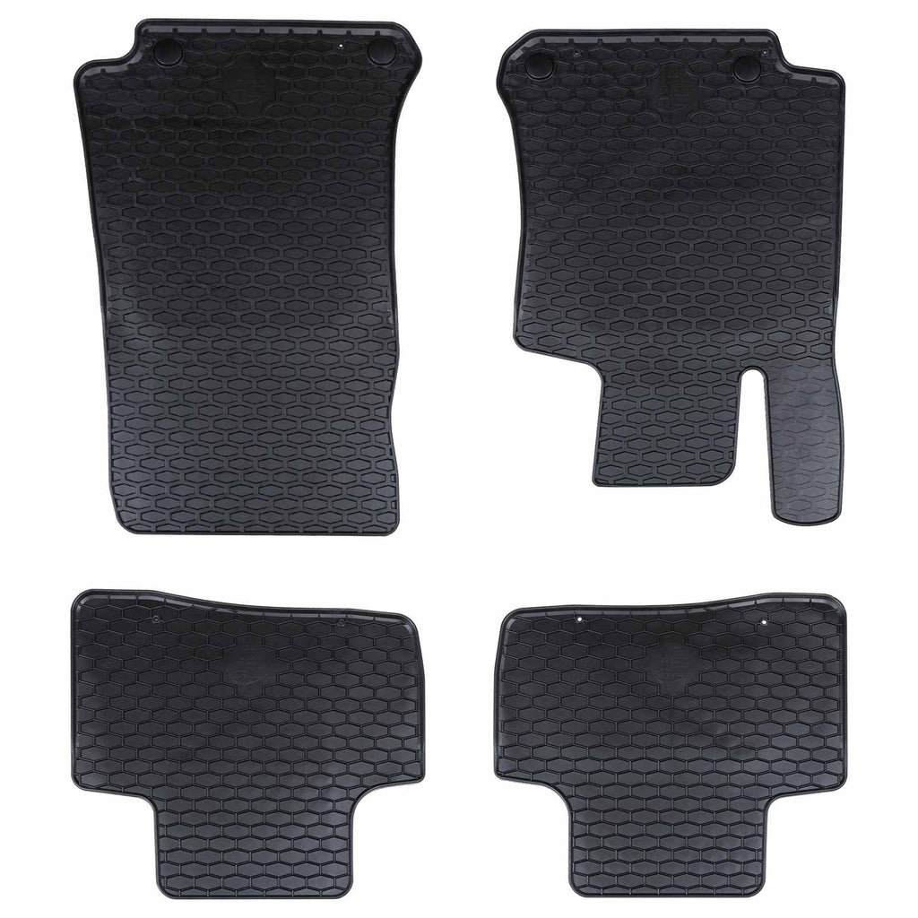 vidaXL Mata samochodowa 4 pcs Czarny odpowiedni do GLC lat 2016-2022