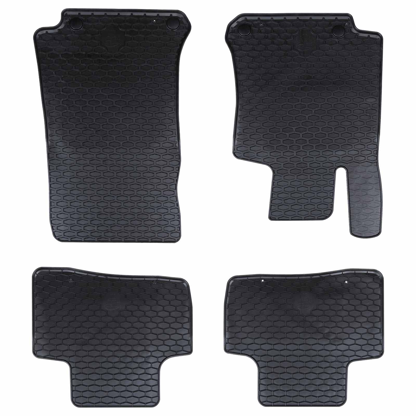 vidaXL Mata samochodowa 4 pcs Czarny odpowiedni do GLC lat 2016-2022