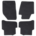 vidaXL Mata samochodowa 4 pcs Czarny pasuje do FABIA III 2014-2022