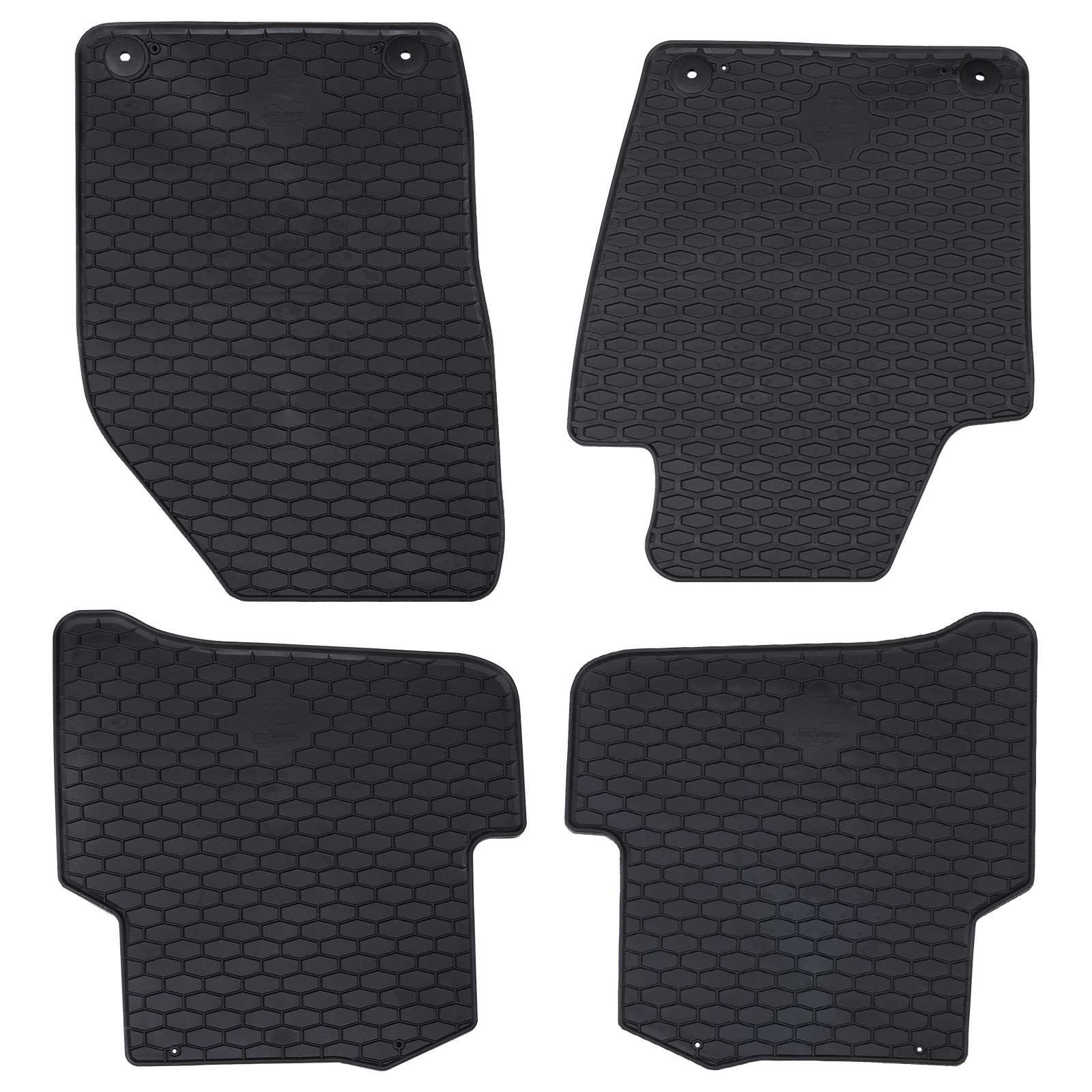 vidaXL Mata samochodowa 4 pcs Czarny pasuje do FABIA III 2014-2022