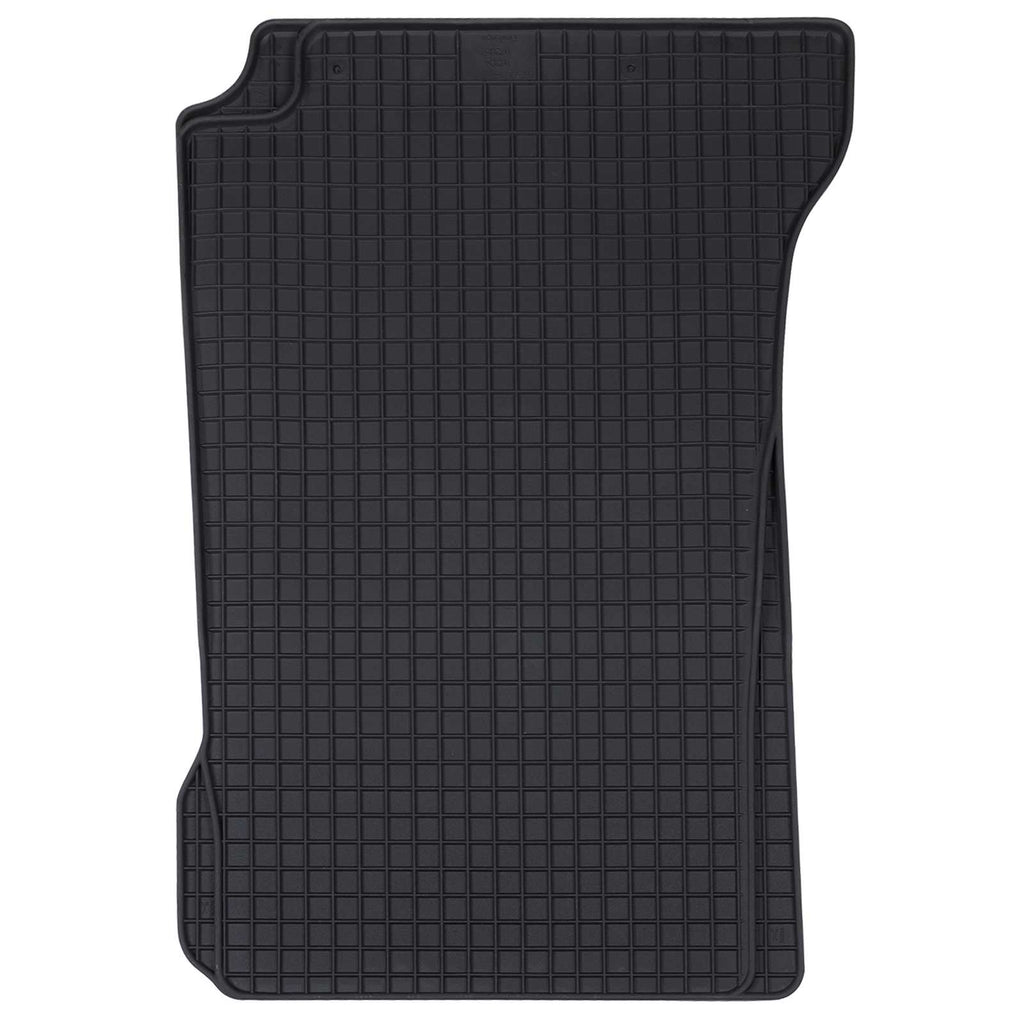 vidaXL Mata samochodowa 4 pcs Czarny Guma