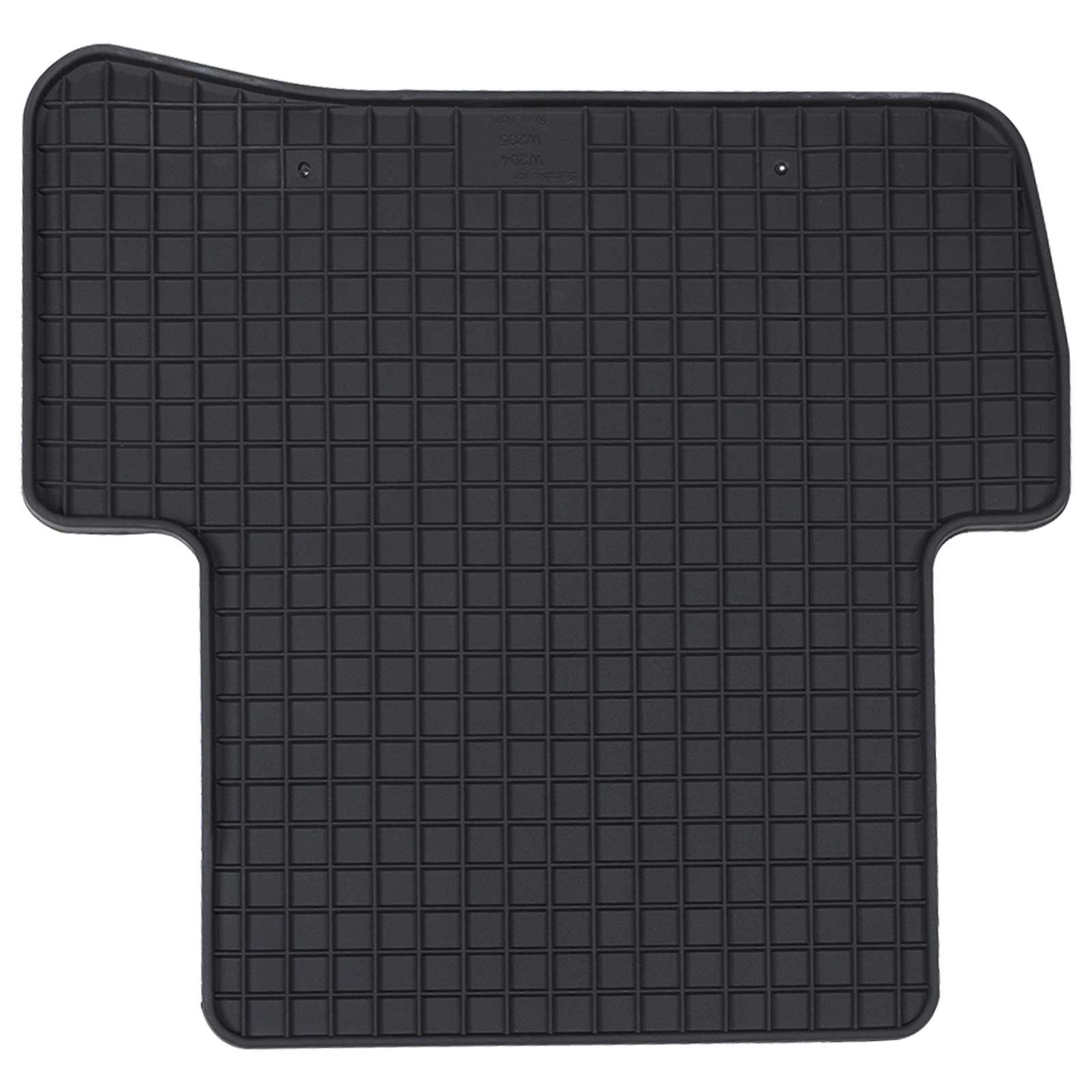 vidaXL Mata samochodowa 4 pcs Czarny Guma