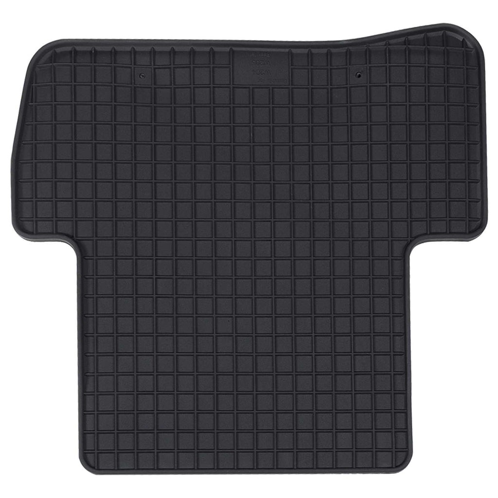 vidaXL Mata samochodowa 4 pcs Czarny Guma