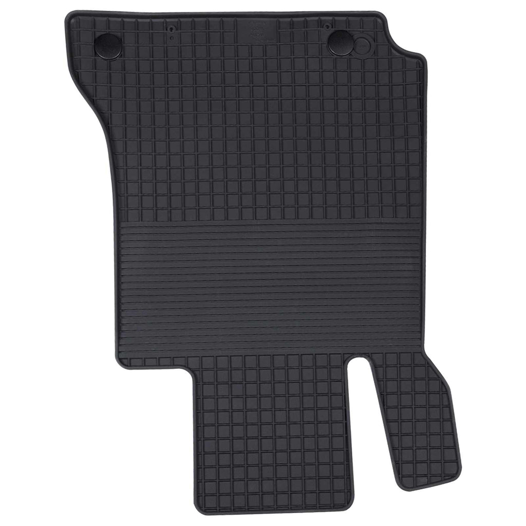 vidaXL Mata samochodowa 4 pcs Czarny Guma