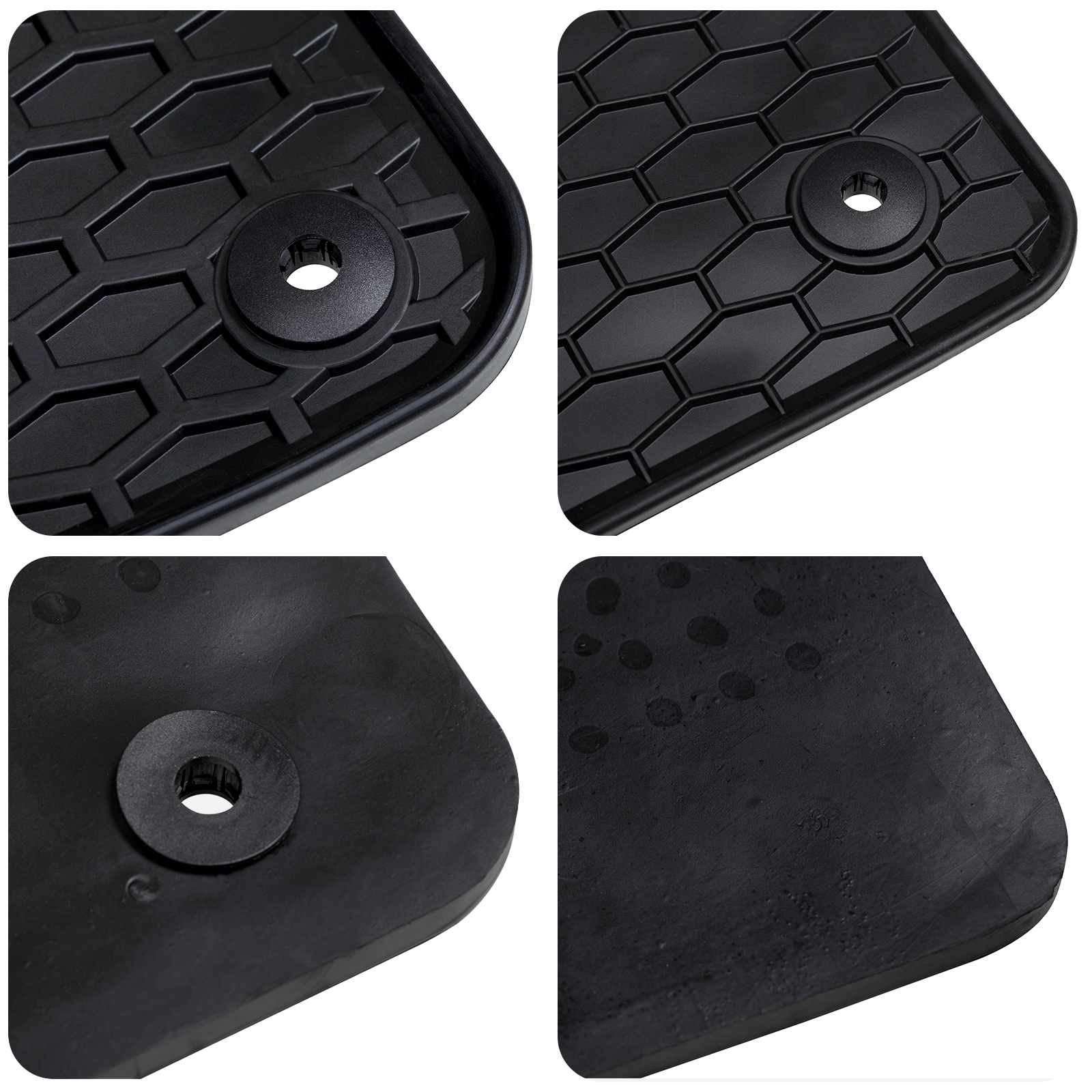 vidaXL Mata samochodowa 4 pcs Czarny suitable for VOLVO XC60 2009-2017