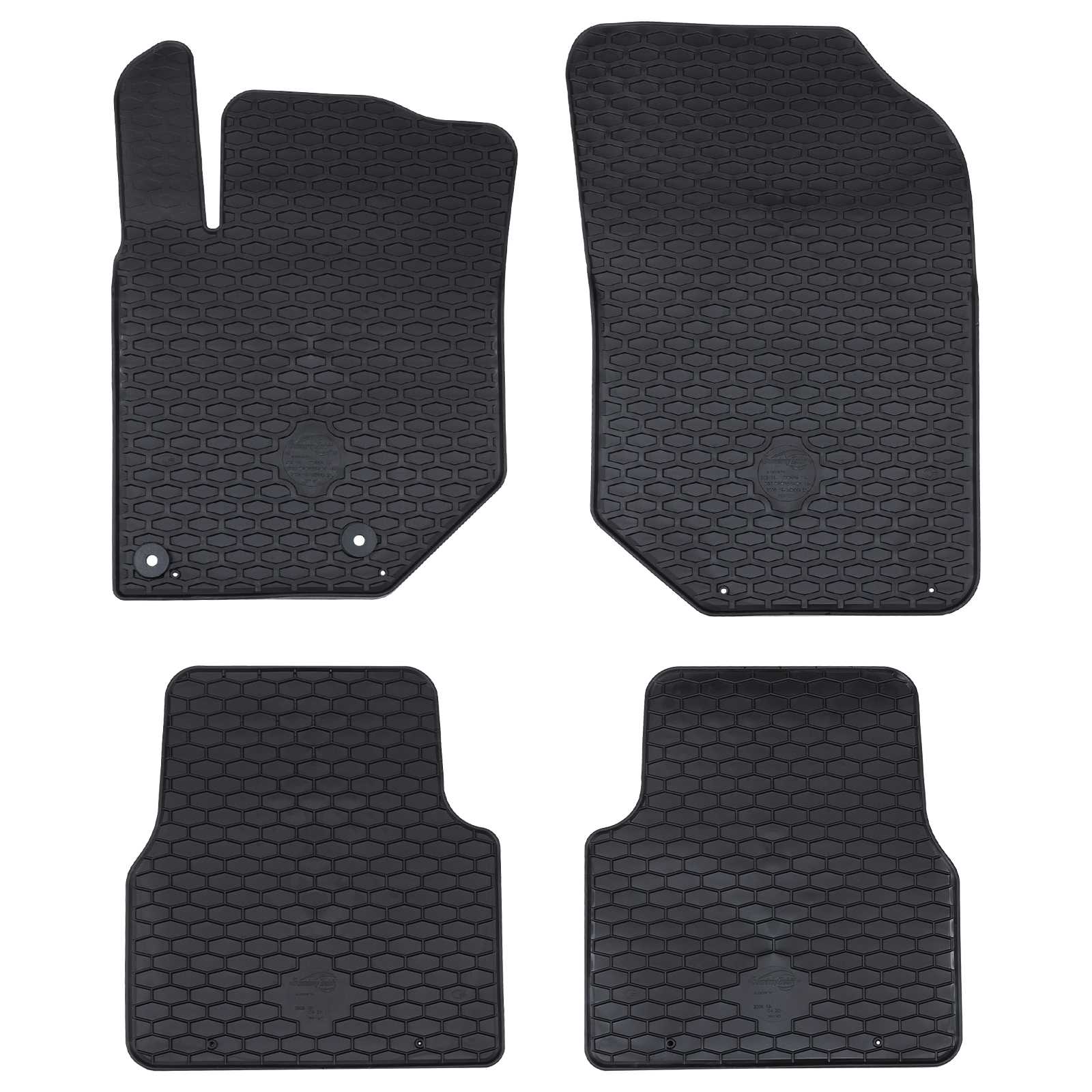 vidaXL Mata samochodowa 4 pcs odpowiedni dla C4 2021- Guma