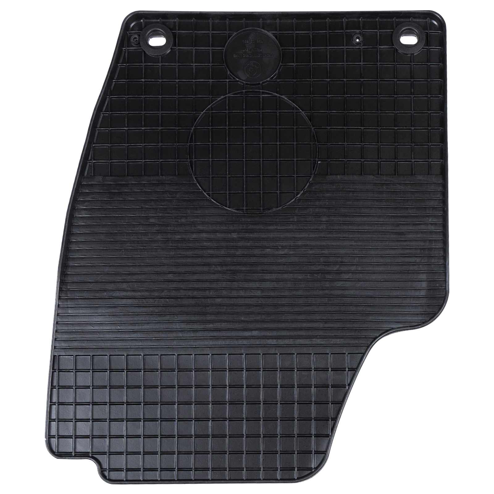 vidaXL Mata samochodowa 4 pcs Czarny pasuje do VW POLO 2001-2009 NS