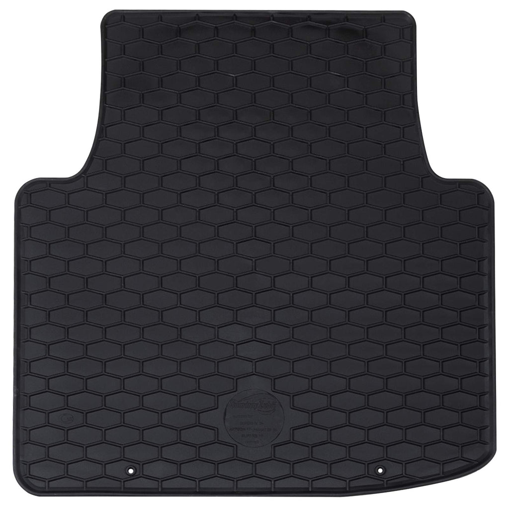 vidaXL Mata samochodowa 4 pcs Czarny Guma