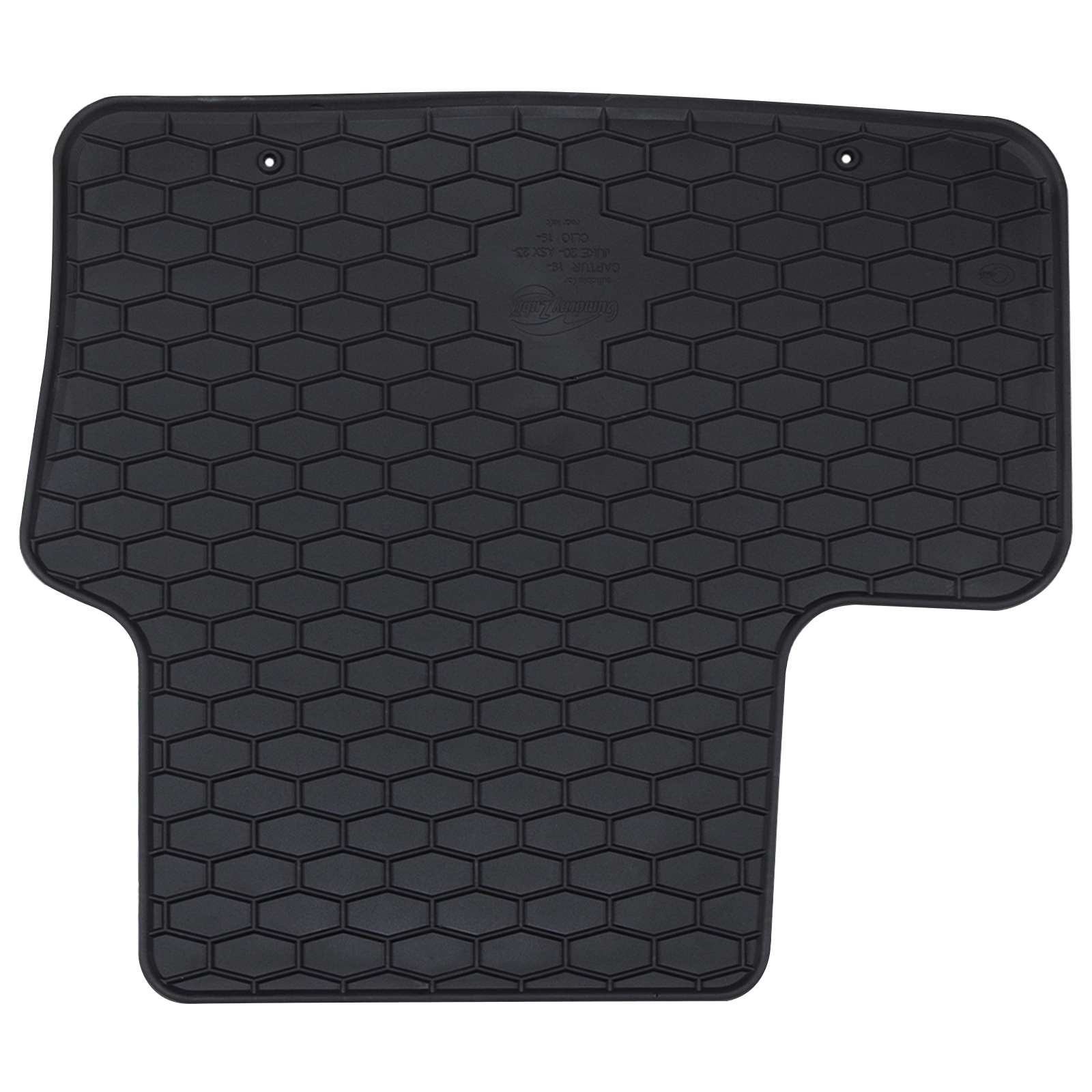 vidaXL Mata samochodowa 4 pcs Czarny odpowiedni dla CAPTUR 2020- Guma