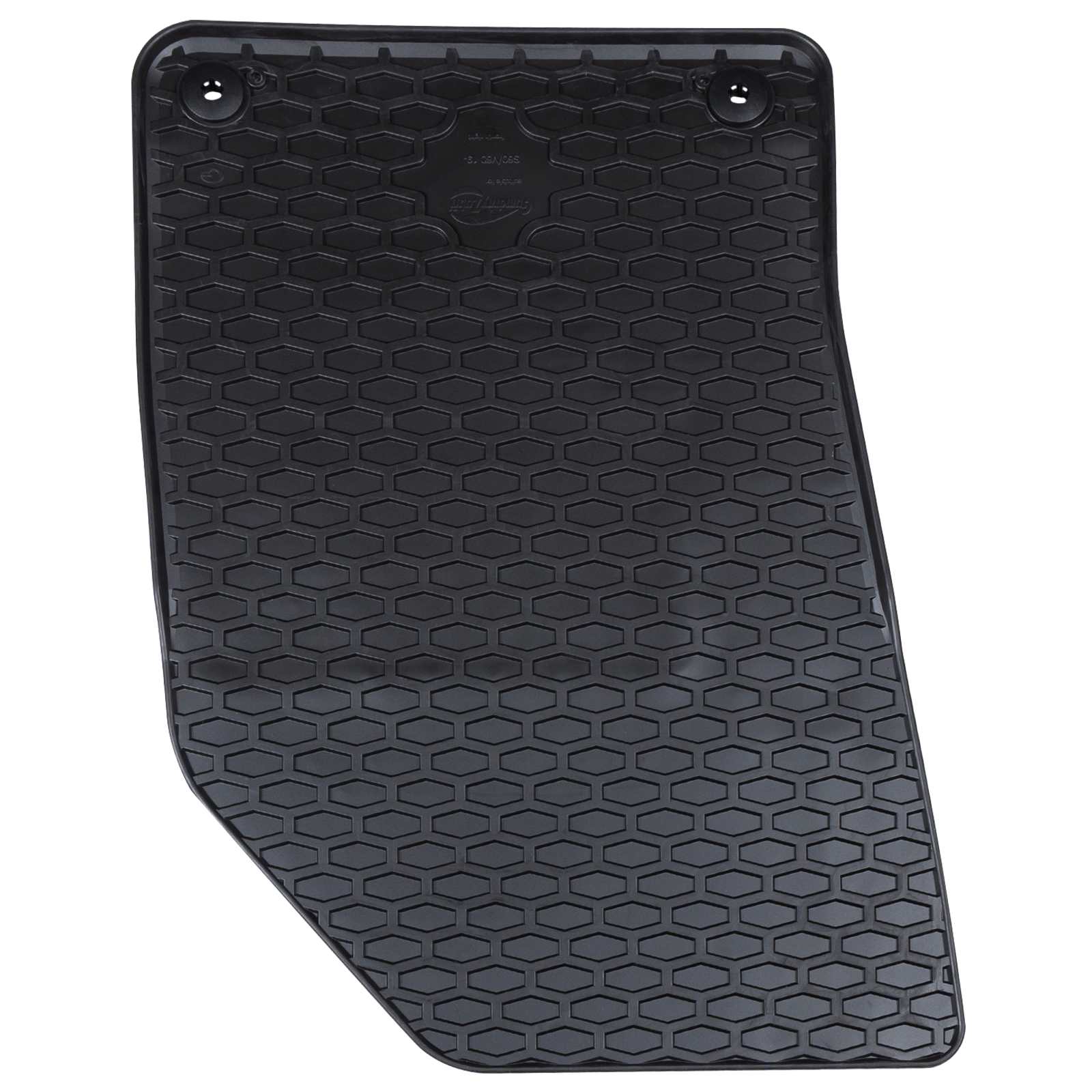 vidaXL Mata samochodowa 4 pcs Czarny Guma