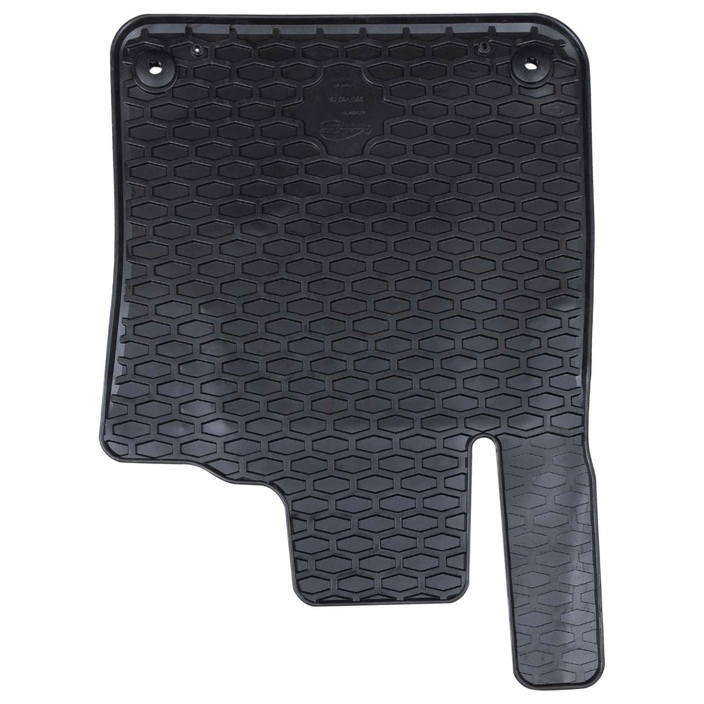 vidaXL Mata samochodowa 4 pcs Czarny Guma