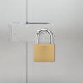 vidaXL Zamek U z kluczami 100 pcs Mosiądz Żelazo