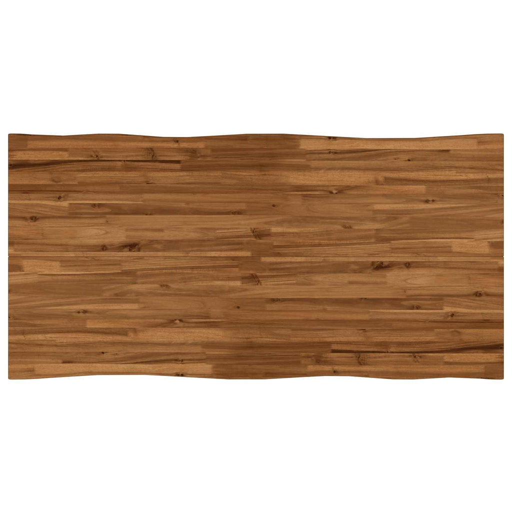 vidaXL Stół jadalny z naturalną krawędzią 160 x 70 x 75 cm naturalny