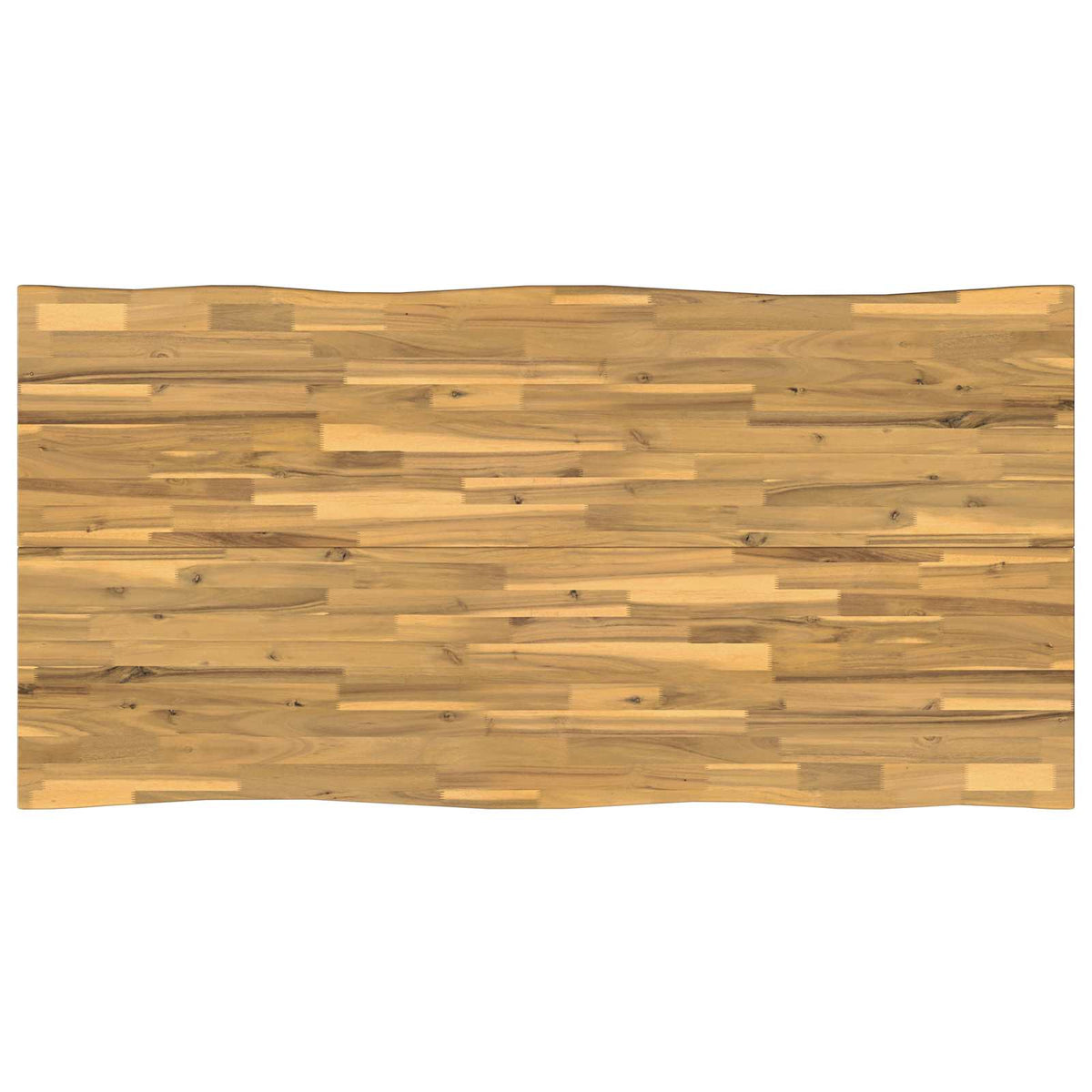 vidaXL Stół jadalny z naturalną krawędzią 160 x 80 x 75 cm Biały