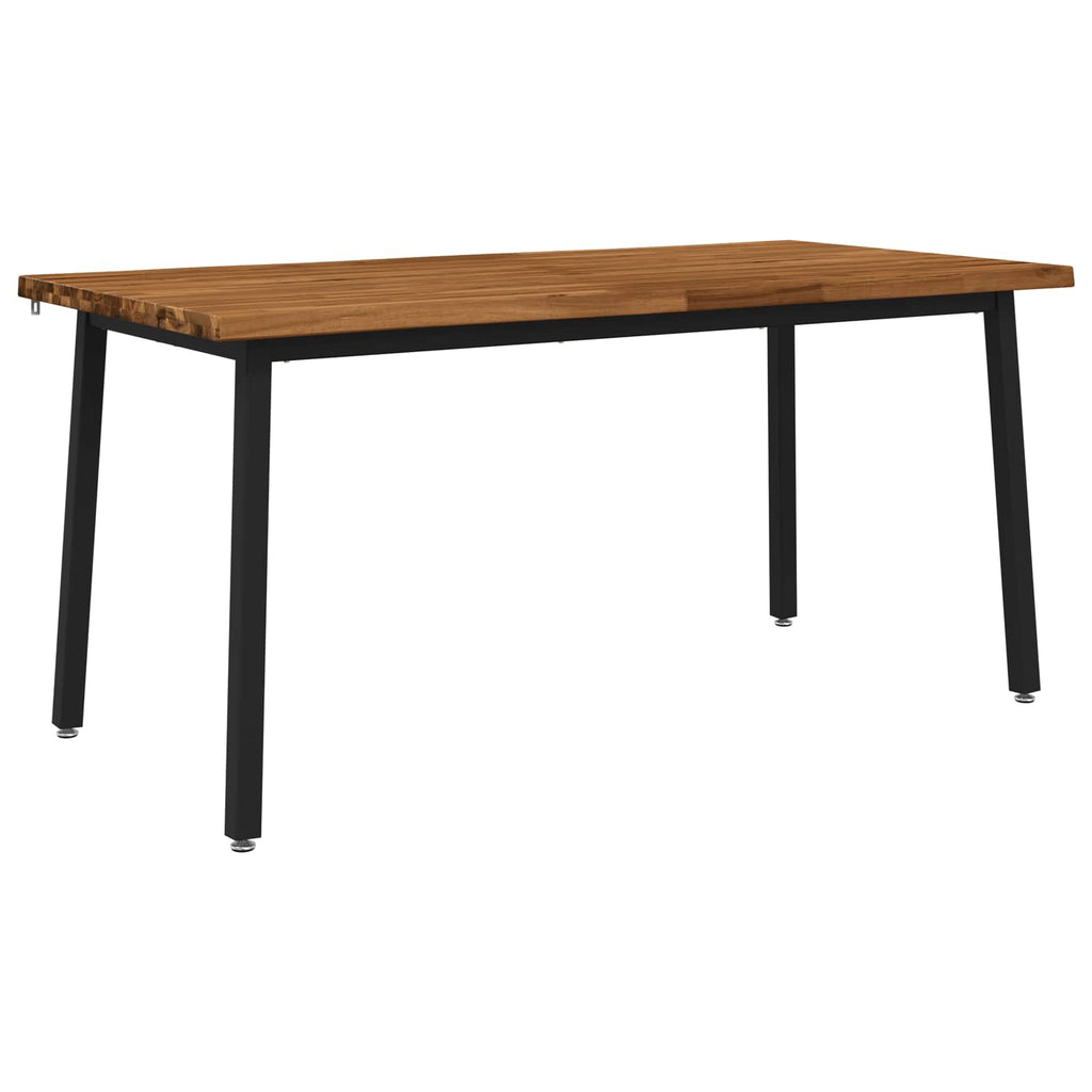 vidaXL Stół jadalny z naturalną krawędzią 140 x 90 x 75 cm naturalny