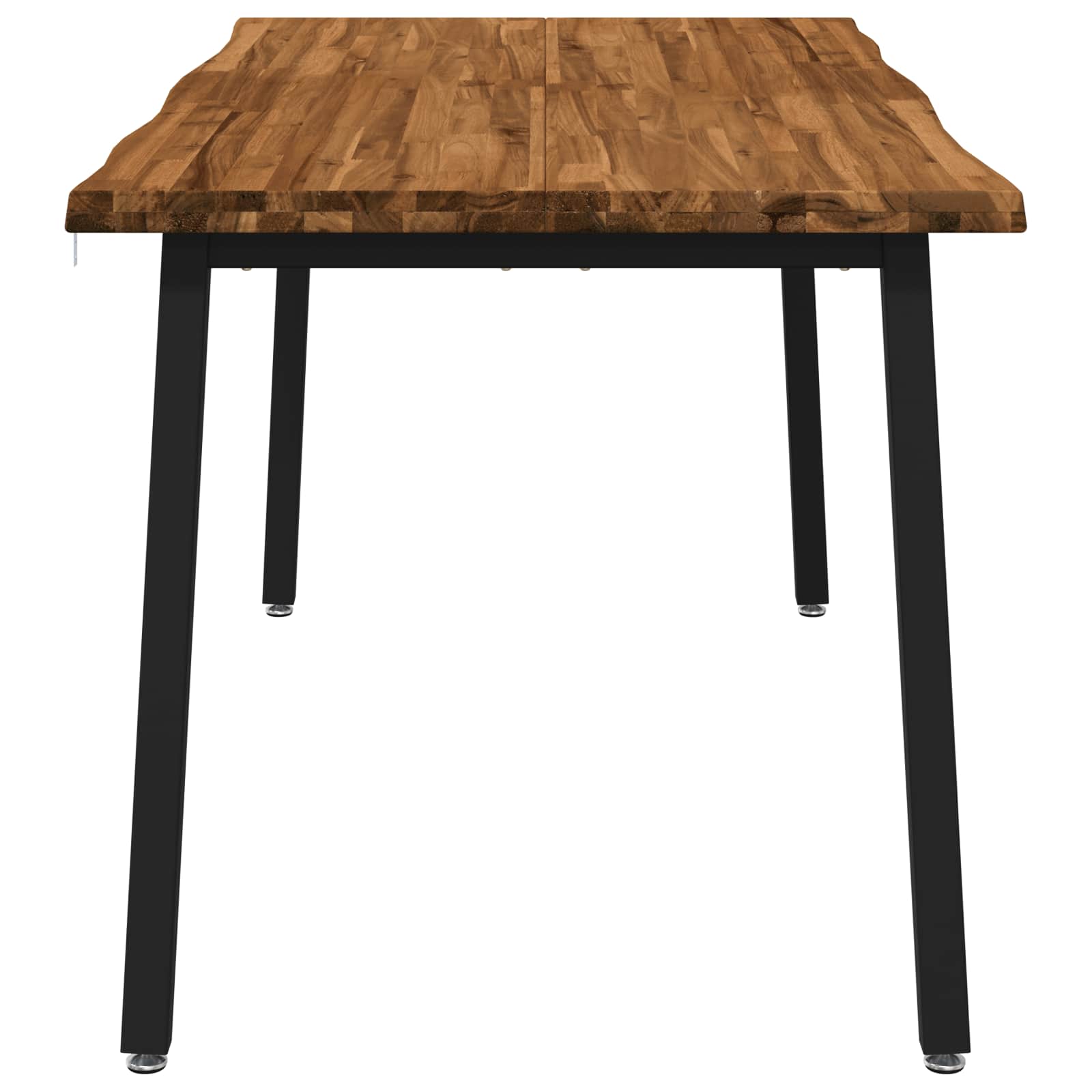 vidaXL Stół jadalny z naturalną krawędzią 160 x 90 x 75 cm naturalny