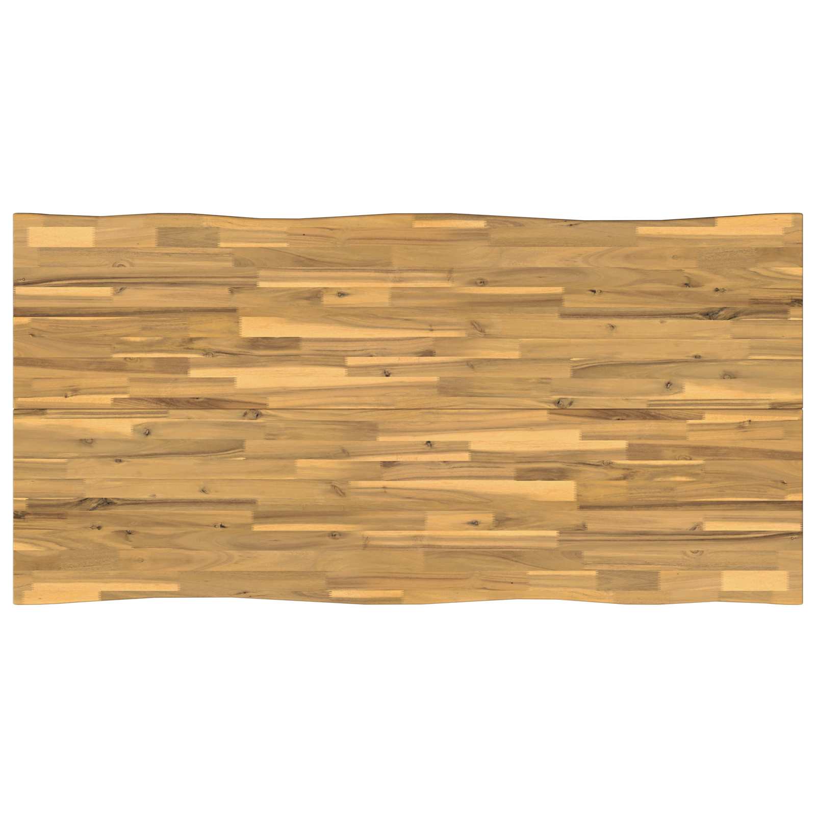 vidaXL Stół jadalny z naturalną krawędzią 160 x 90 x 75 cm Biały