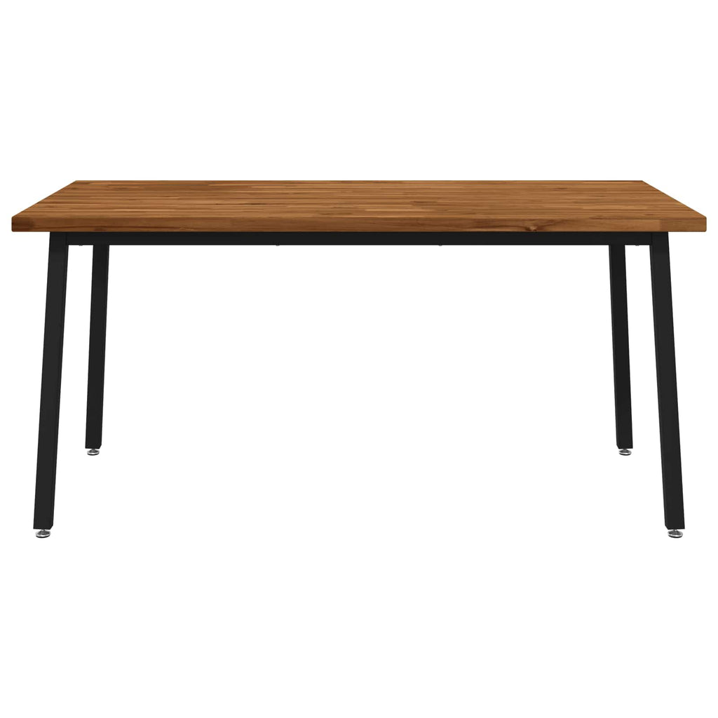 vidaXL Kwadratowy stół do jedzenia 160 x 70 x 75 cm Lite Drewno Akacji