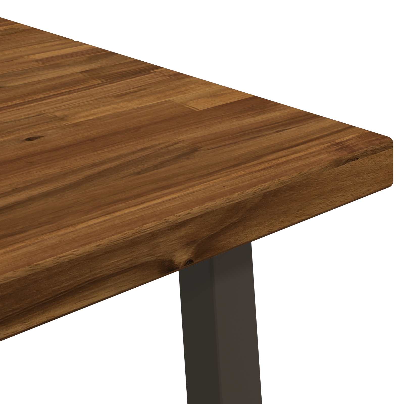 vidaXL Kwadratowy stół do jedzenia 160 x 70 x 75 cm Lite Drewno Akacji