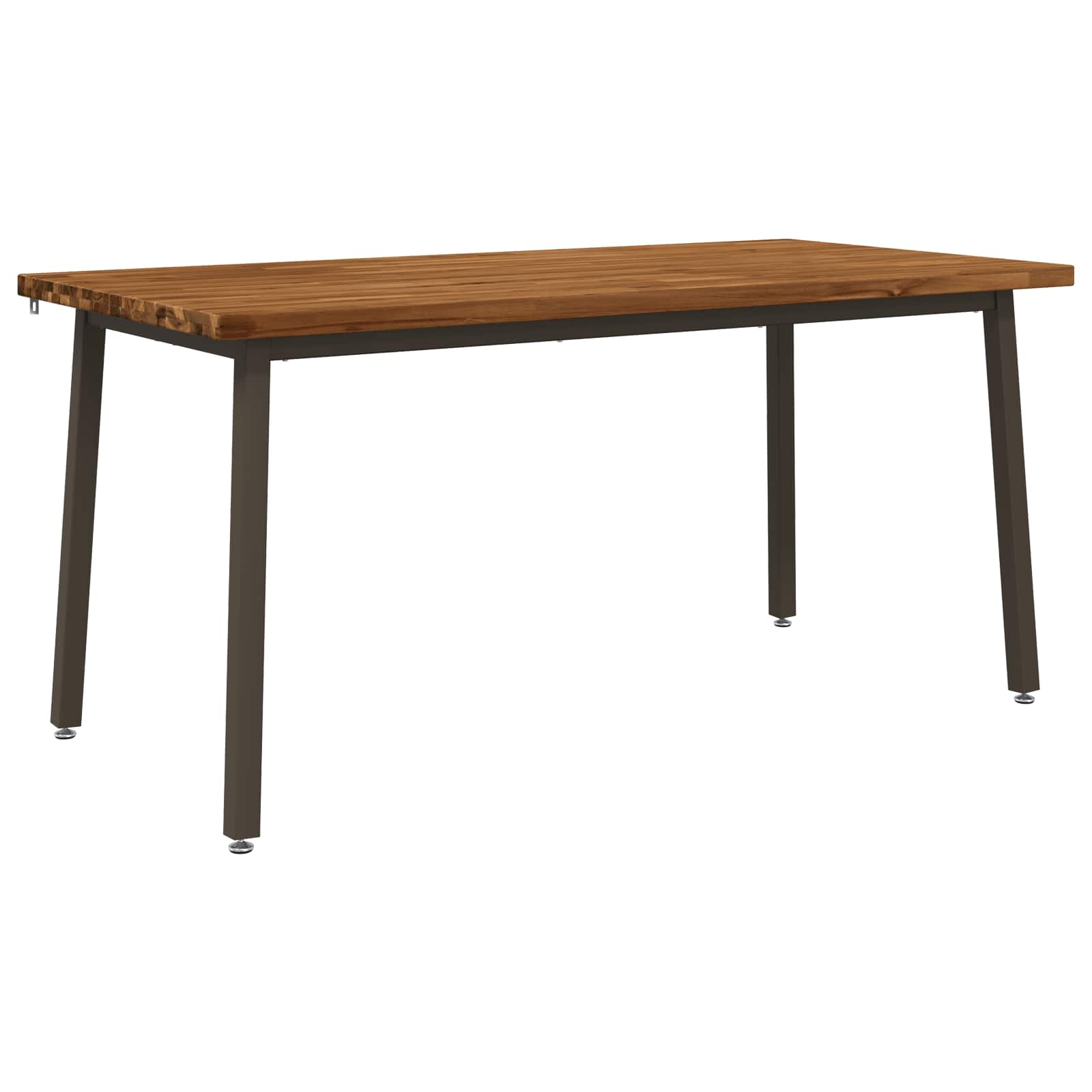 vidaXL Kwadratowy stół do jedzenia 160 x 70 x 75 cm Lite Drewno Akacji