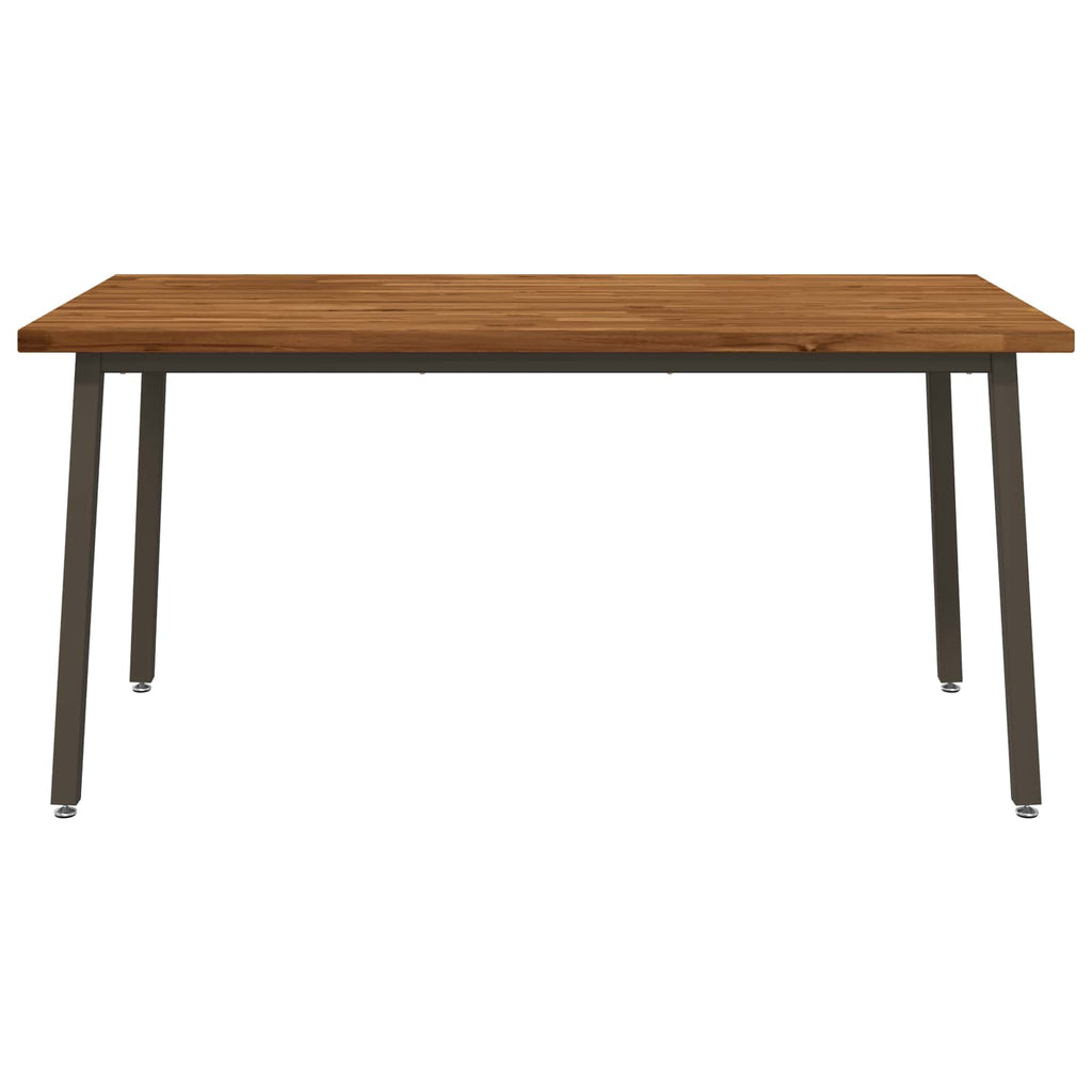 vidaXL Kwadratowy stół do jedzenia 160 x 70 x 75 cm Lite Drewno Akacji