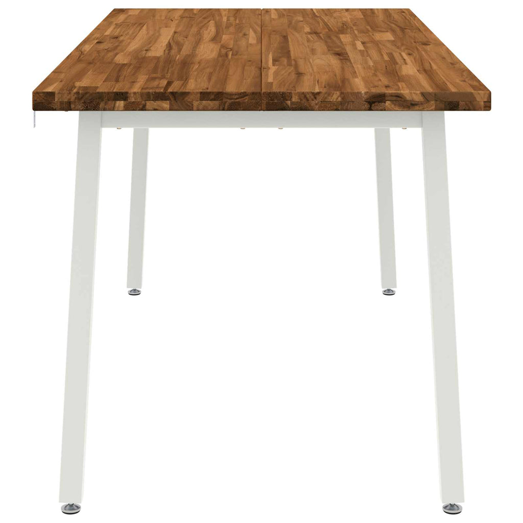 vidaXL Kwadratowy stół do jedzenia 160 x 70 x 75 cm Lite Drewno Akacji