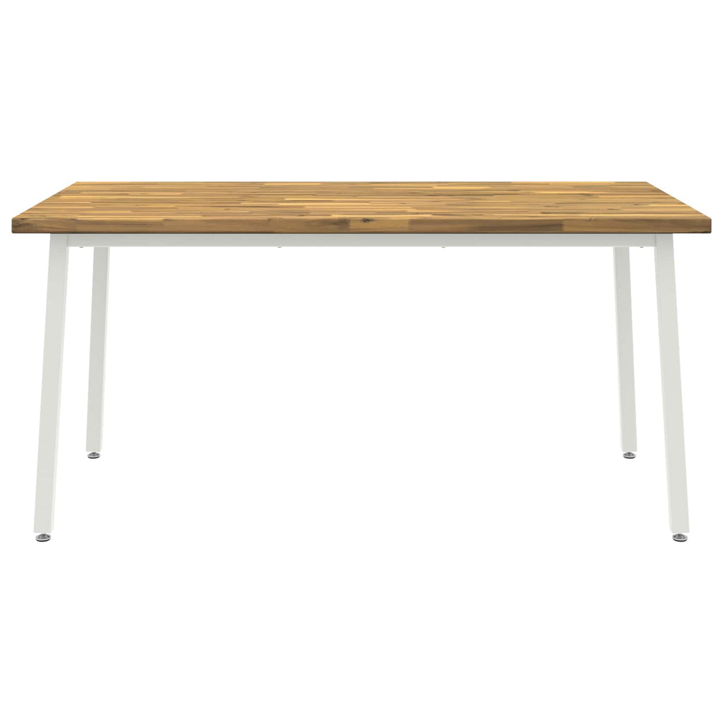 vidaXL Kwadratowy stół do jedzenia 160 x 70 x 75 cm Lite Drewno Akacji