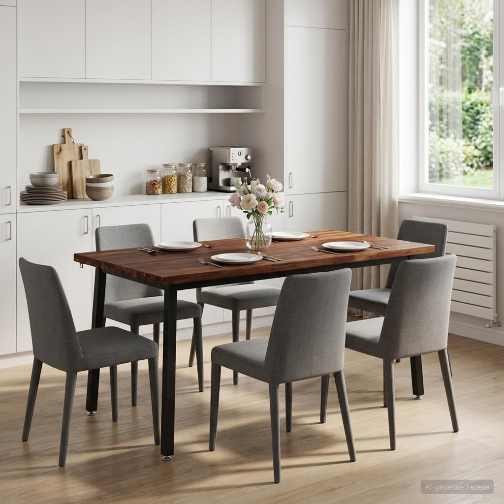 vidaXL Kwadratowy stół do jedzenia 160 x 80 x 75 cm Lite Drewno Akacji