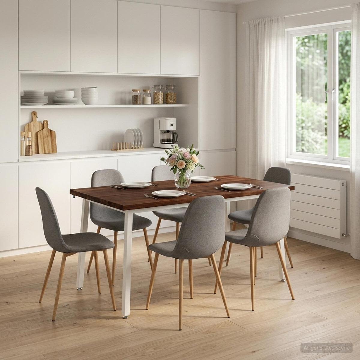 vidaXL Kwadratowy stół do jedzenia 160 x 70 x 75 cm Lite Drewno Akacji