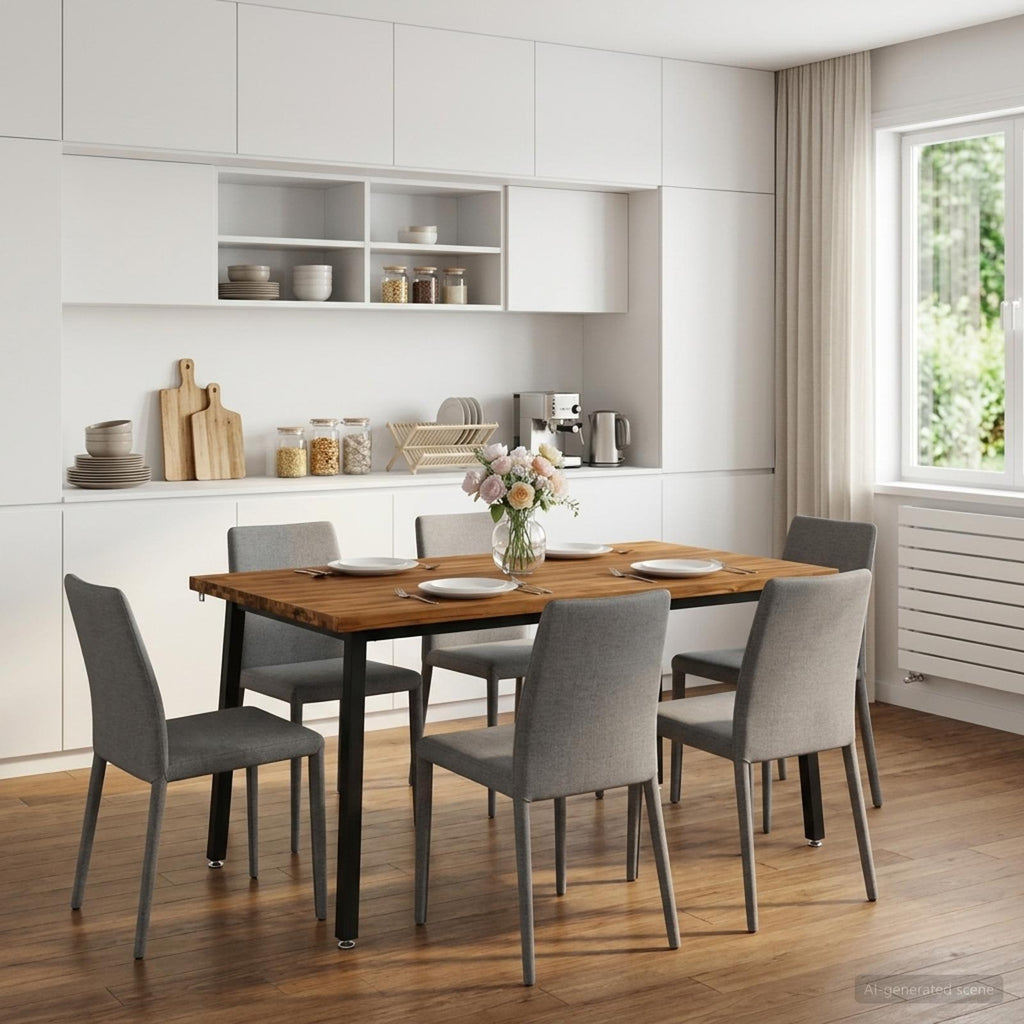 vidaXL Kwadratowy stół do jedzenia 160 x 70 x 75 cm Lite Drewno Akacji