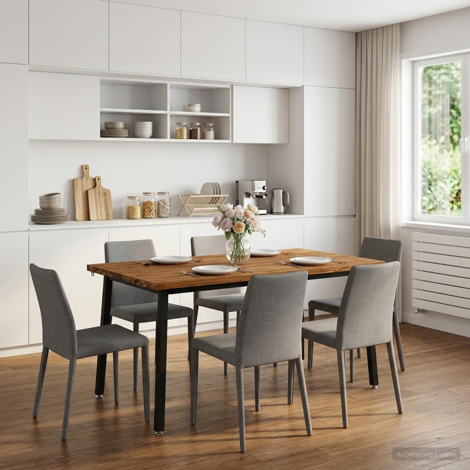 vidaXL Kwadratowy stół do jedzenia 160 x 70 x 75 cm Lite Drewno Akacji