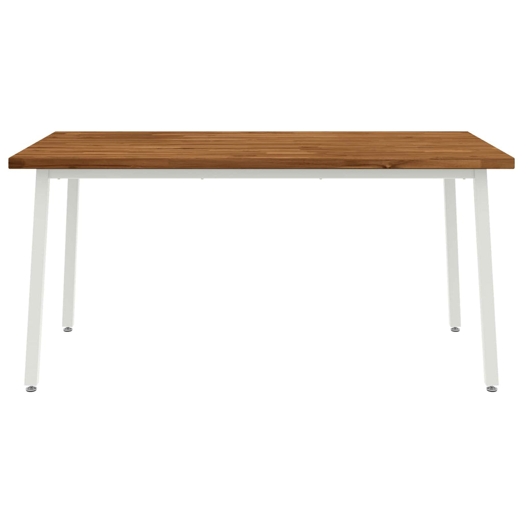 vidaXL Kwadratowy stół do jedzenia 160 x 80 x 75 cm Lite Drewno Akacji
