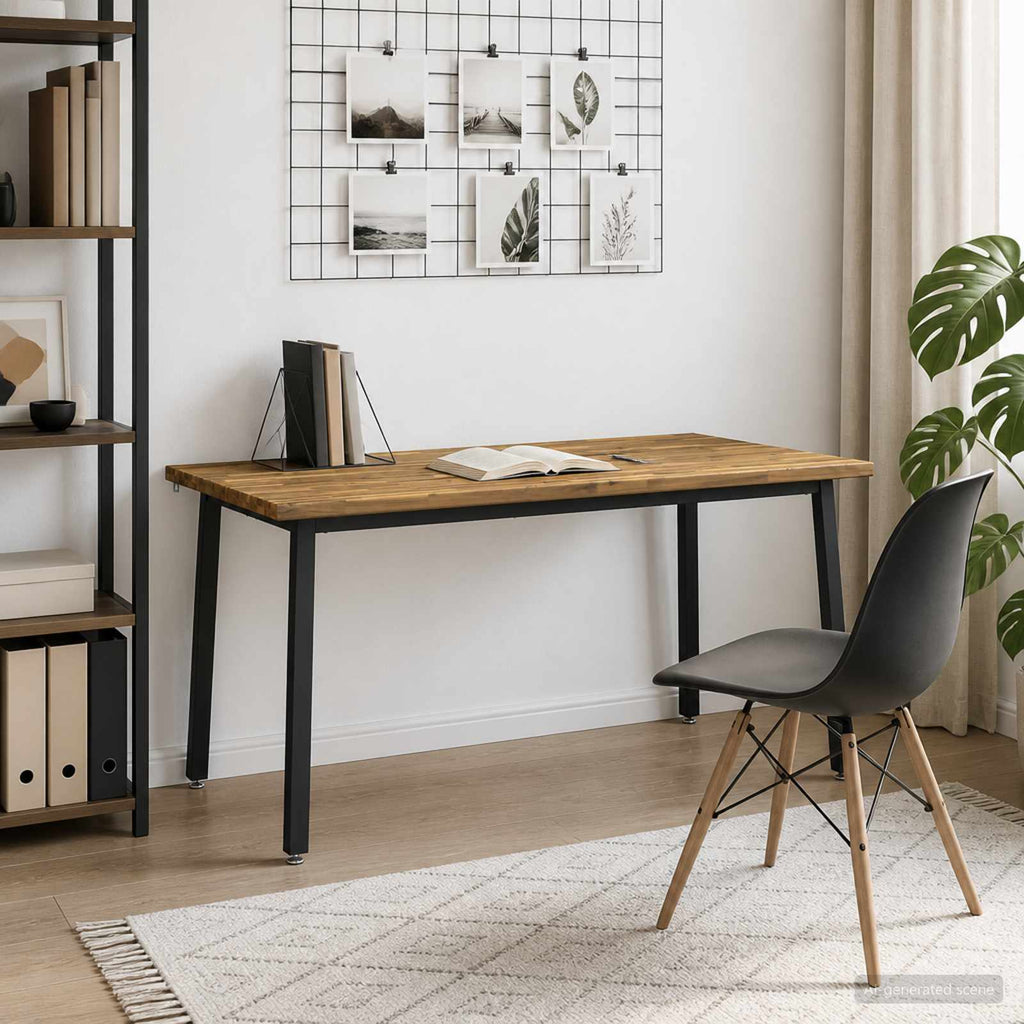 vidaXL Kwadratowy stół do jedzenia 160 x 80 x 75 cm Lite Drewno Akacji