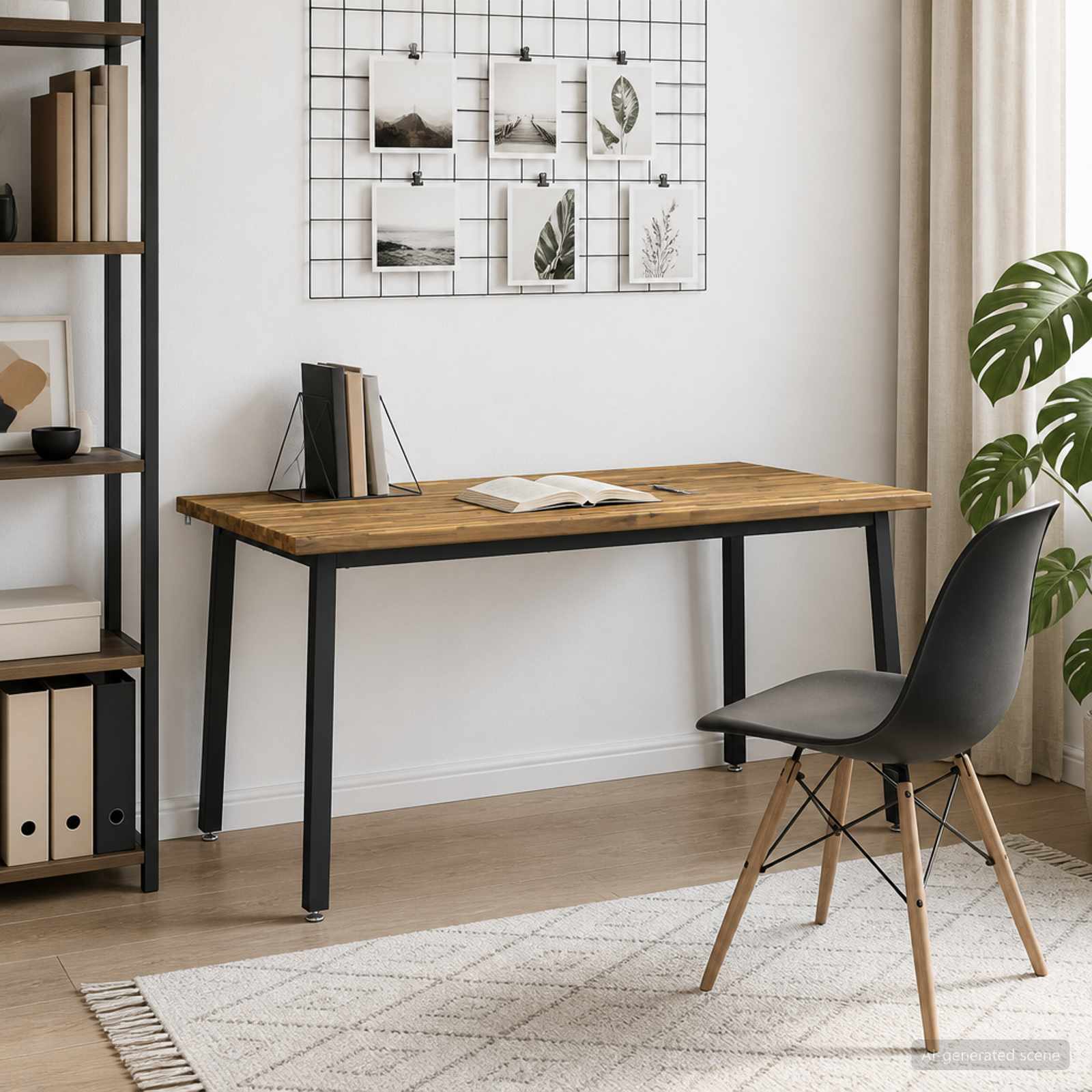 vidaXL Kwadratowy stół do jedzenia 160 x 80 x 75 cm Lite Drewno Akacji