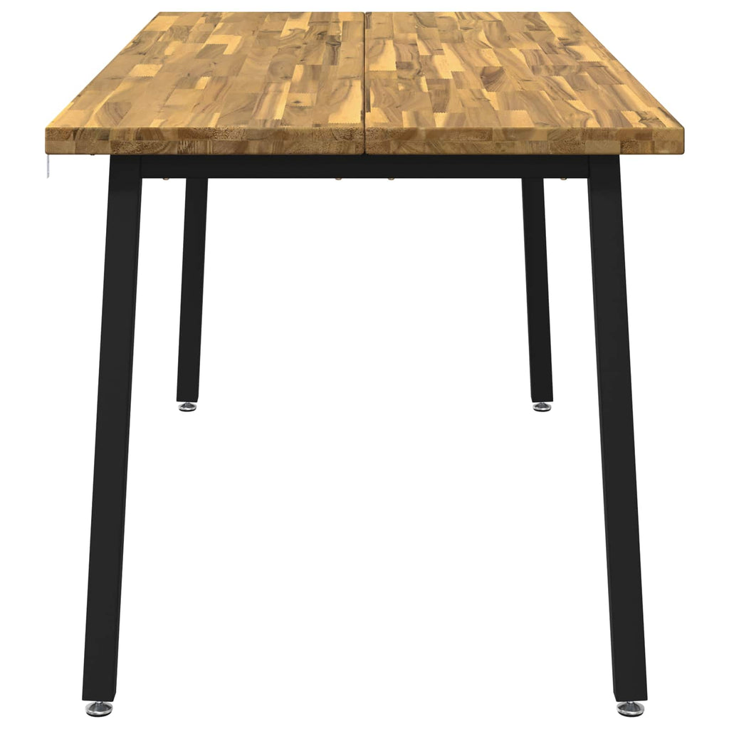 vidaXL Kwadratowy stół do jedzenia 160 x 80 x 75 cm Lite Drewno Akacji