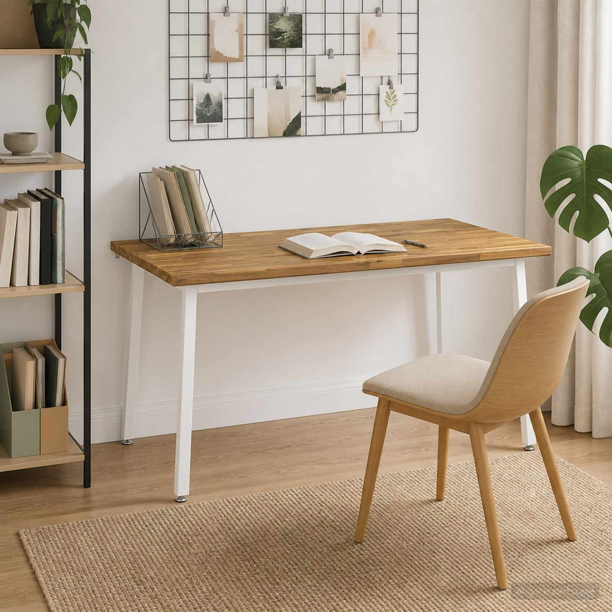 vidaXL Kwadratowy stół do jedzenia 160 x 80 x 75 cm Lite Drewno Akacji