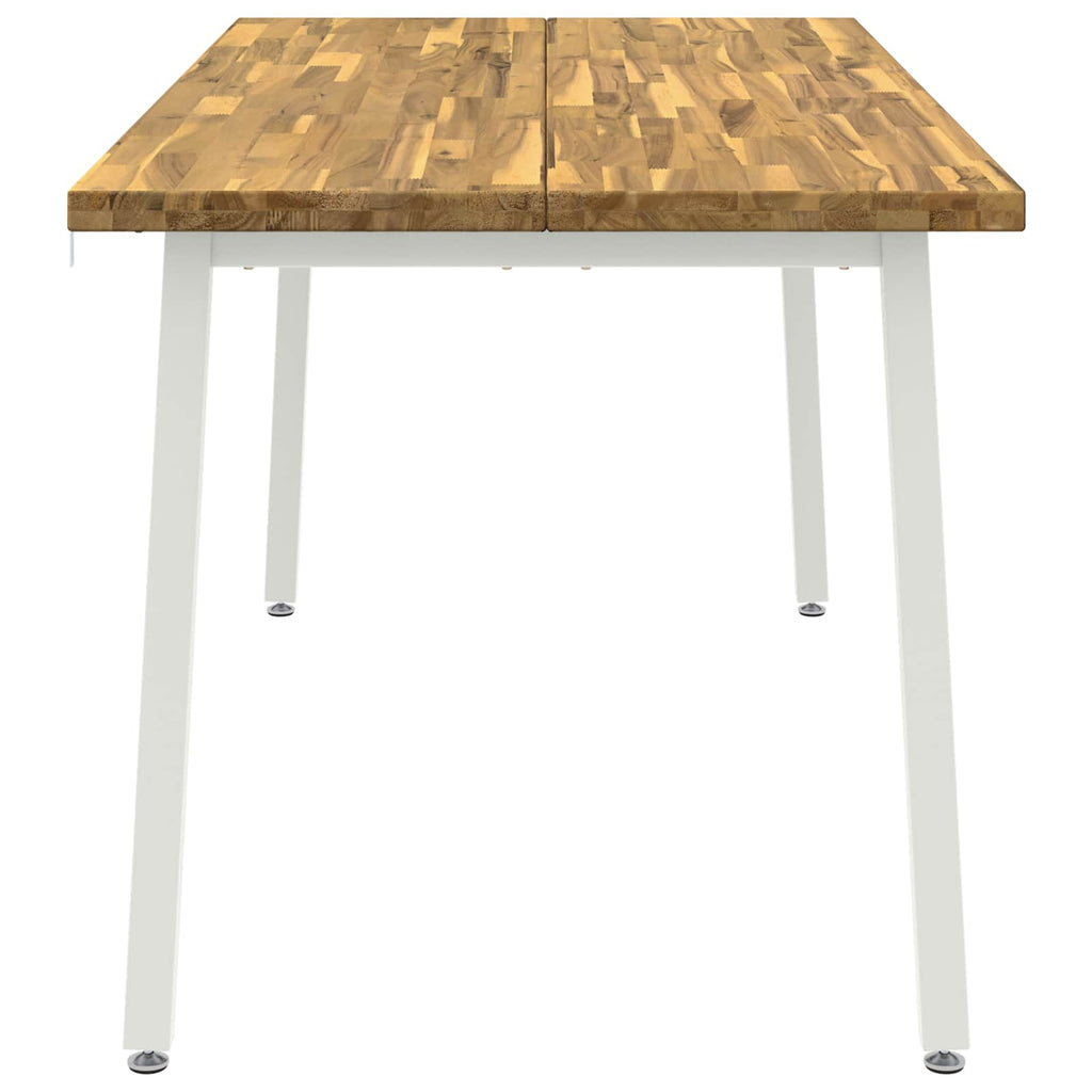 vidaXL Kwadratowy stół do jedzenia 160 x 80 x 75 cm Lite Drewno Akacji