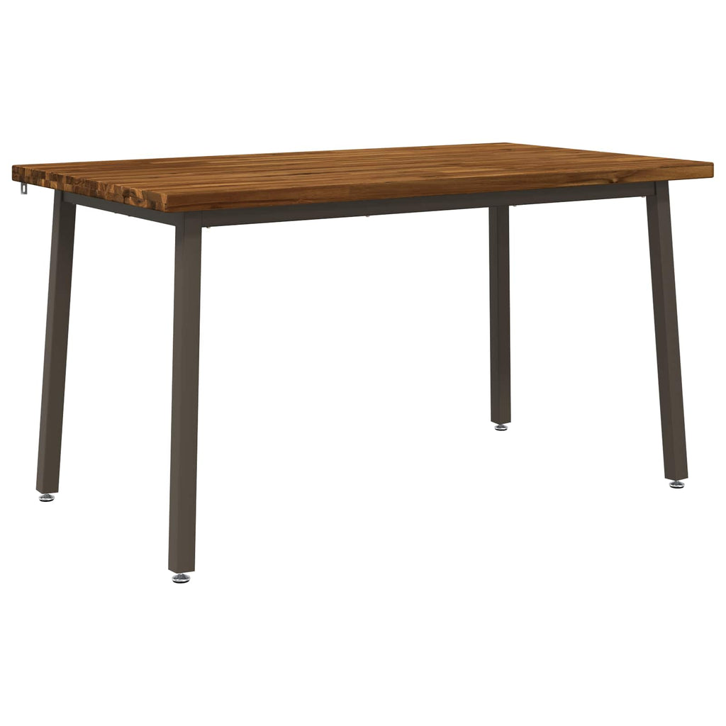 vidaXL Kwadratowy stół do jedzenia 140 x 90 x 75 cm Lite Drewno Akacji