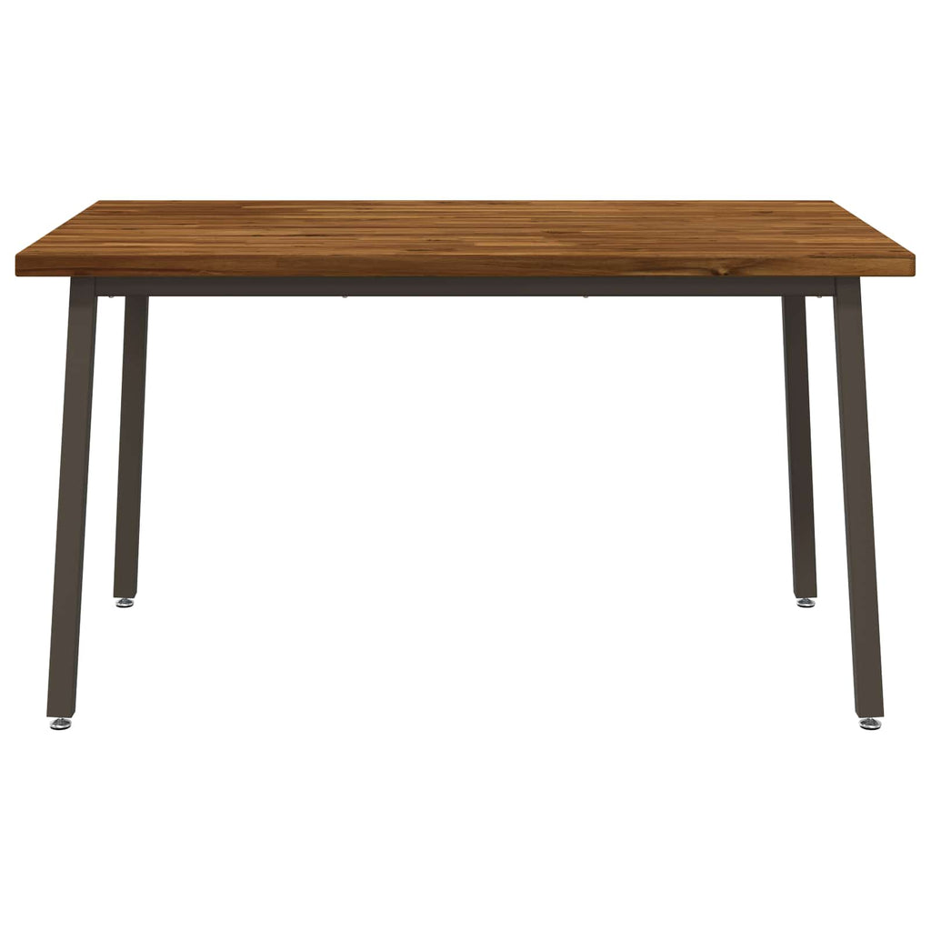 vidaXL Kwadratowy stół do jedzenia 140 x 90 x 75 cm Lite Drewno Akacji