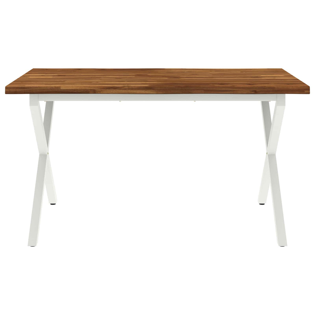 vidaXL Stół jadalny z naturalną krawędzią 140 x 70 x 75 cm naturalny