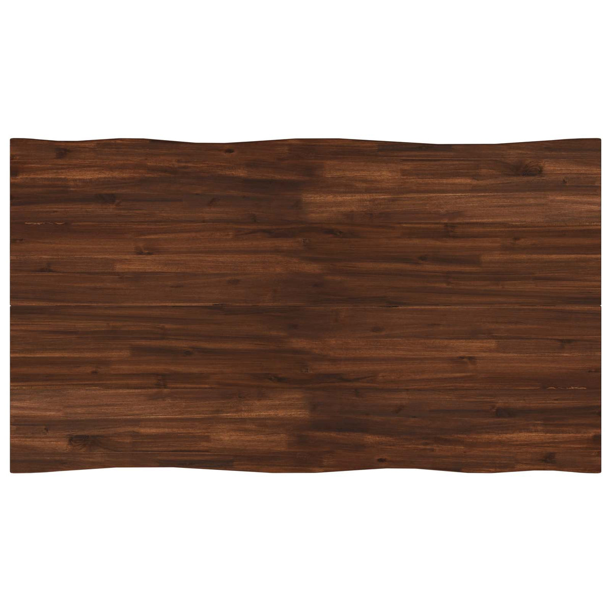 vidaXL Stół jadalny z naturalną krawędzią 140 x 80 x 75 cm Ciemny brąz