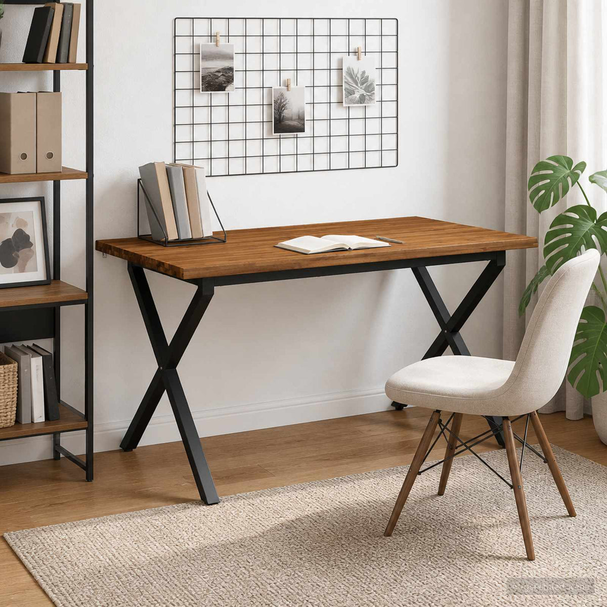 vidaXL Stół jadalny z naturalną krawędzią 140 x 80 x 75 cm naturalny