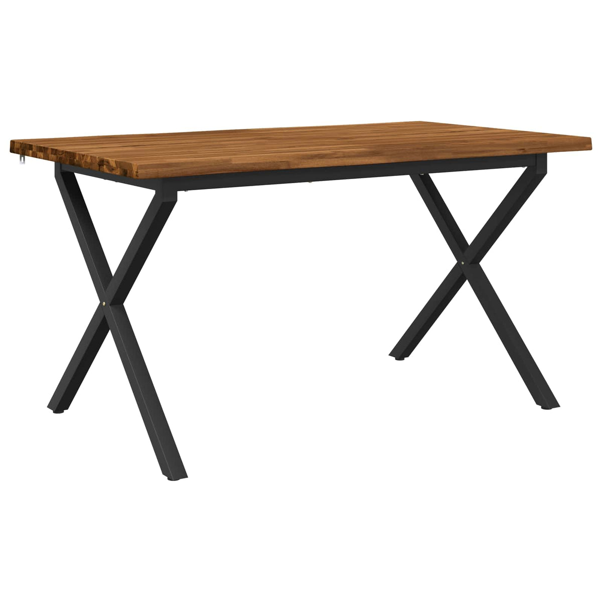 vidaXL Stół jadalny z naturalną krawędzią 140 x 80 x 75 cm naturalny