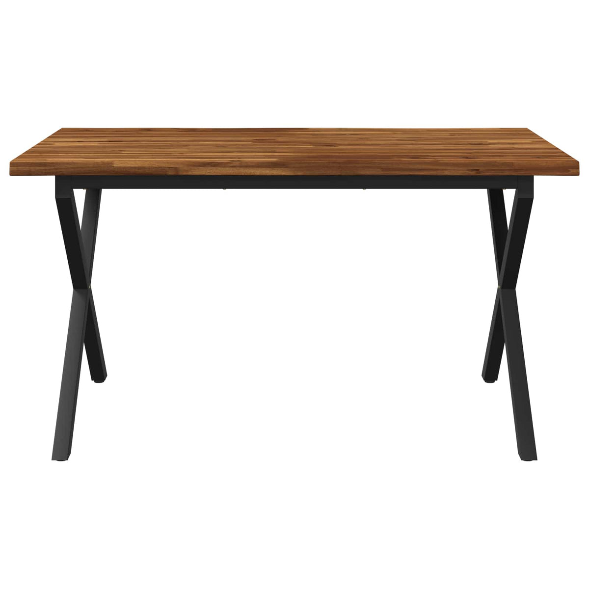 vidaXL Stół jadalny z naturalną krawędzią 140 x 80 x 75 cm naturalny