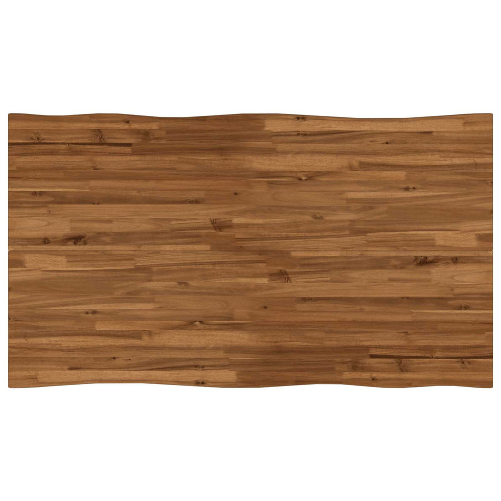 vidaXL Stół jadalny z naturalną krawędzią 140 x 80 x 75 cm naturalny