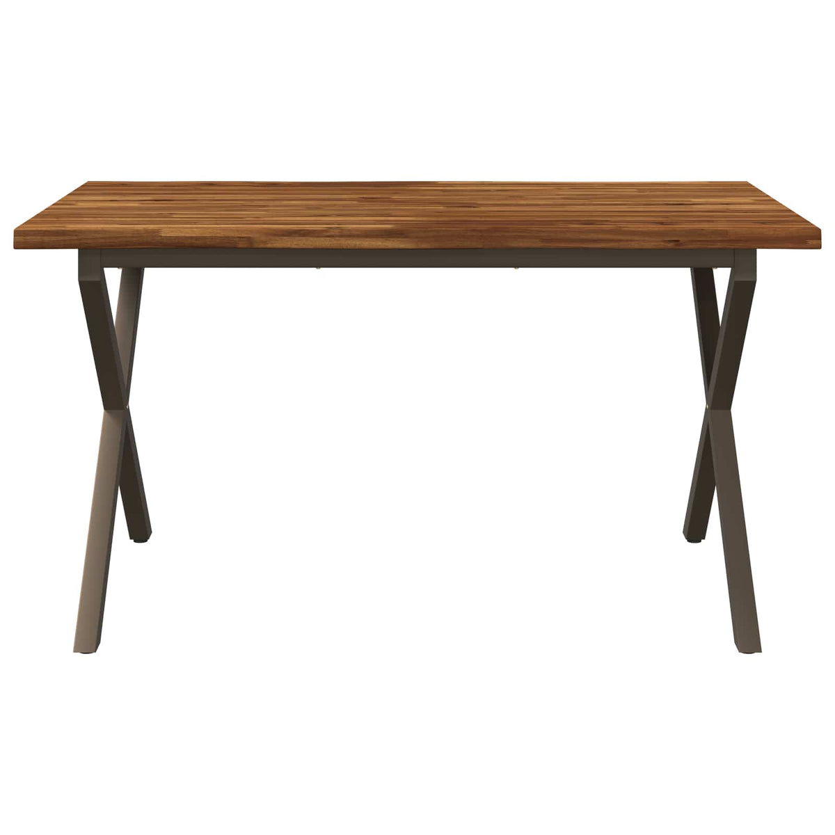 vidaXL Stół jadalny z naturalną krawędzią 140 x 80 x 75 cm naturalny