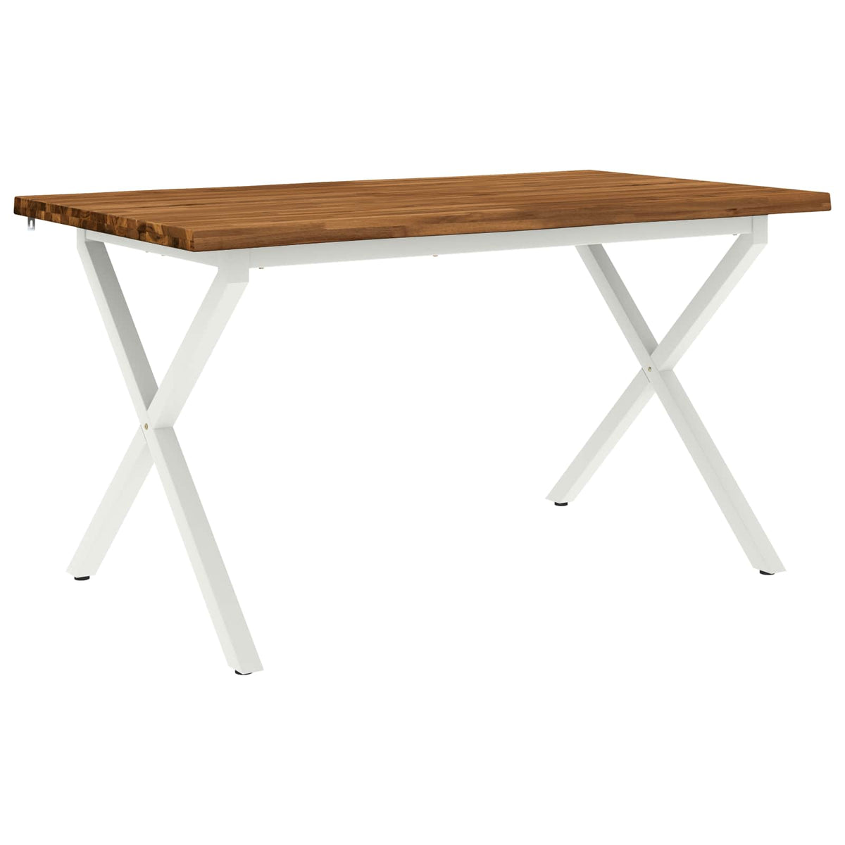 vidaXL Stół jadalny z naturalną krawędzią 140 x 80 x 75 cm naturalny