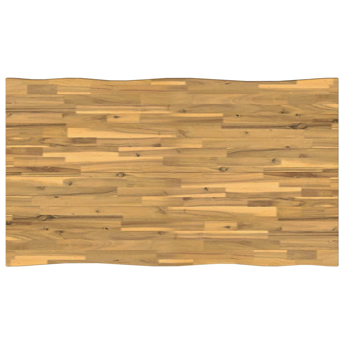 vidaXL Stół jadalny z naturalną krawędzią 140 x 80 x 75 cm Biały
