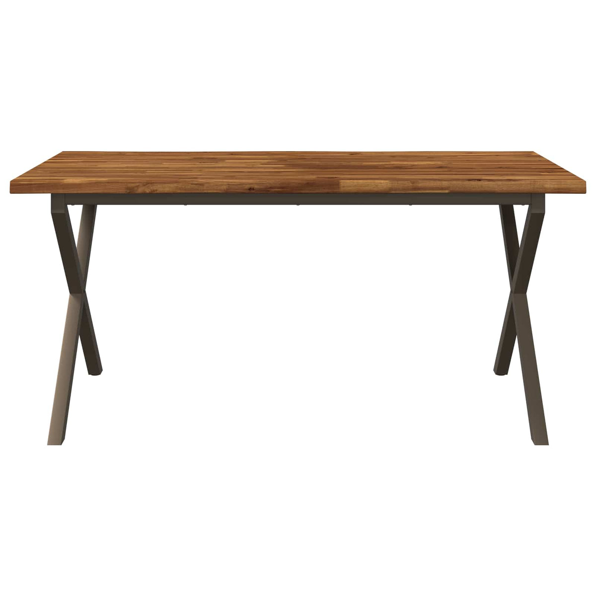 vidaXL Stół jadalny z naturalną krawędzią 160 x 80 x 75 cm naturalny