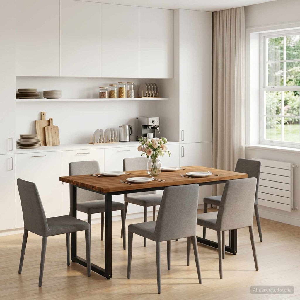 vidaXL Kwadratowy stół do jedzenia 160 x 70 x 75 cm Lite Drewno Akacji